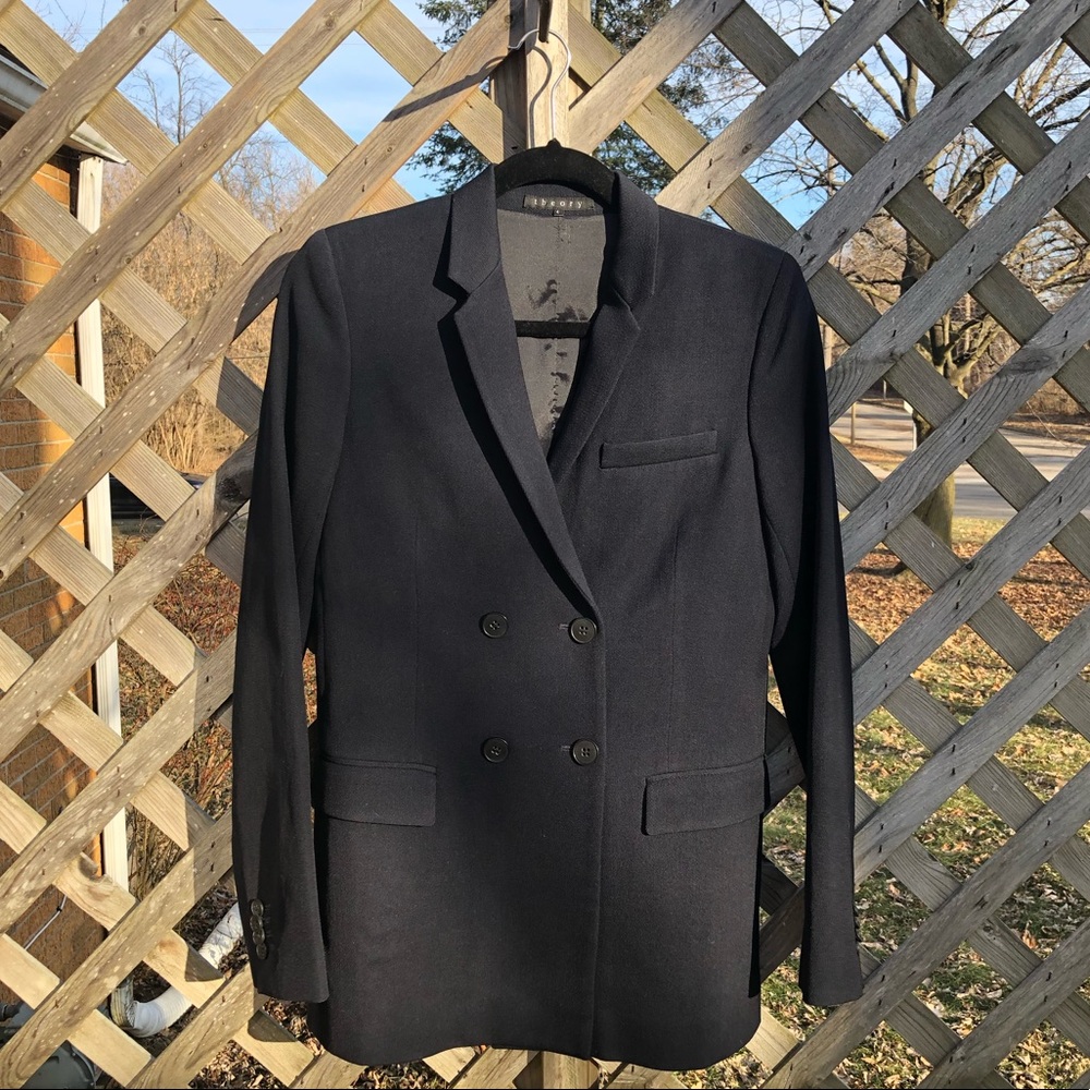 Theory Double Breasted Blazer